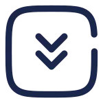 Square Double Alt Arrow Down SVG Icon